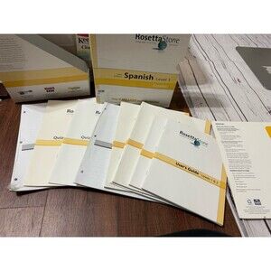 Rosetta Stone: Latin America Spanish Level 1 Homeschool Edition Set Windows/Mac